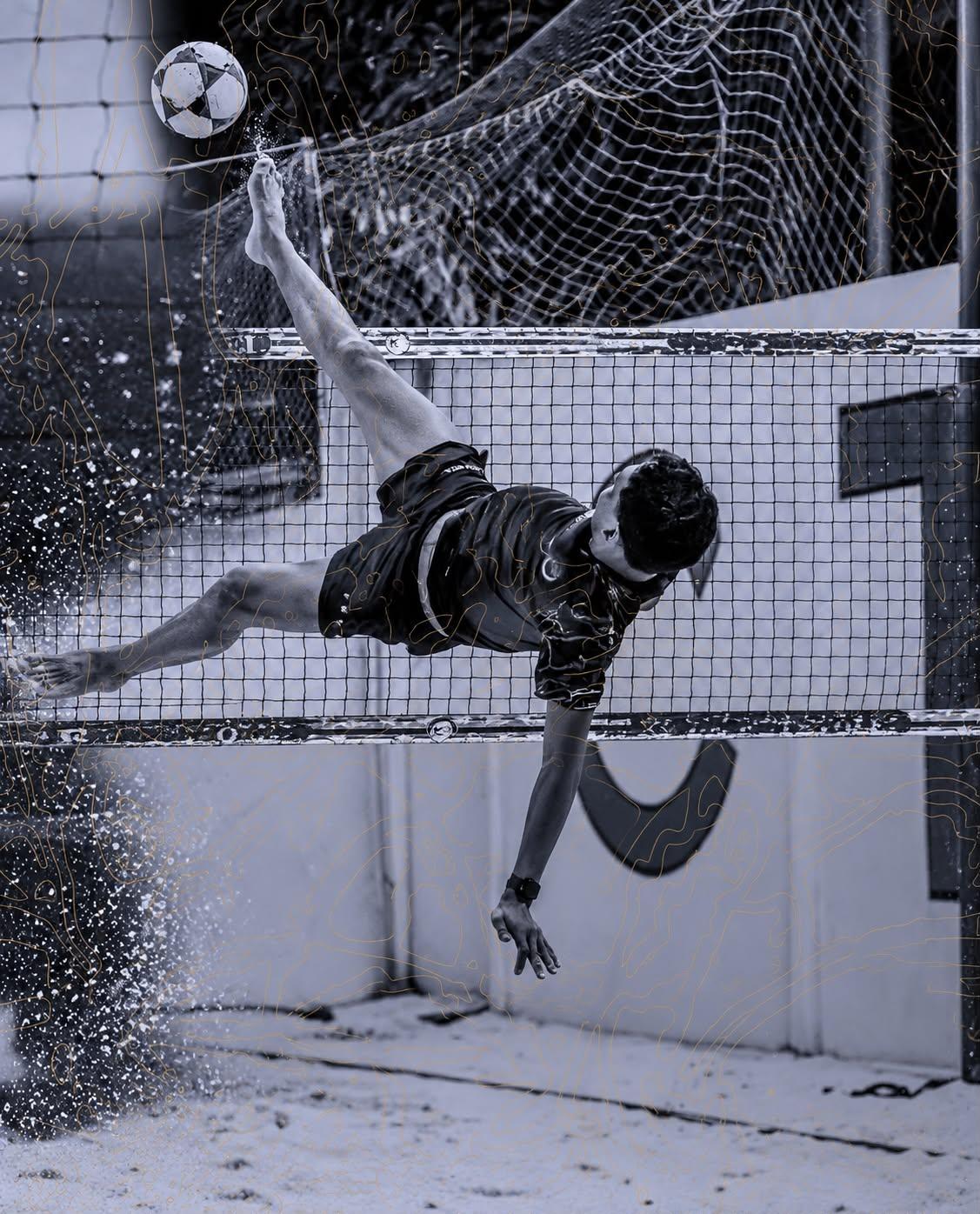 Atleta saltando em uma disputa da Copa Amazônia